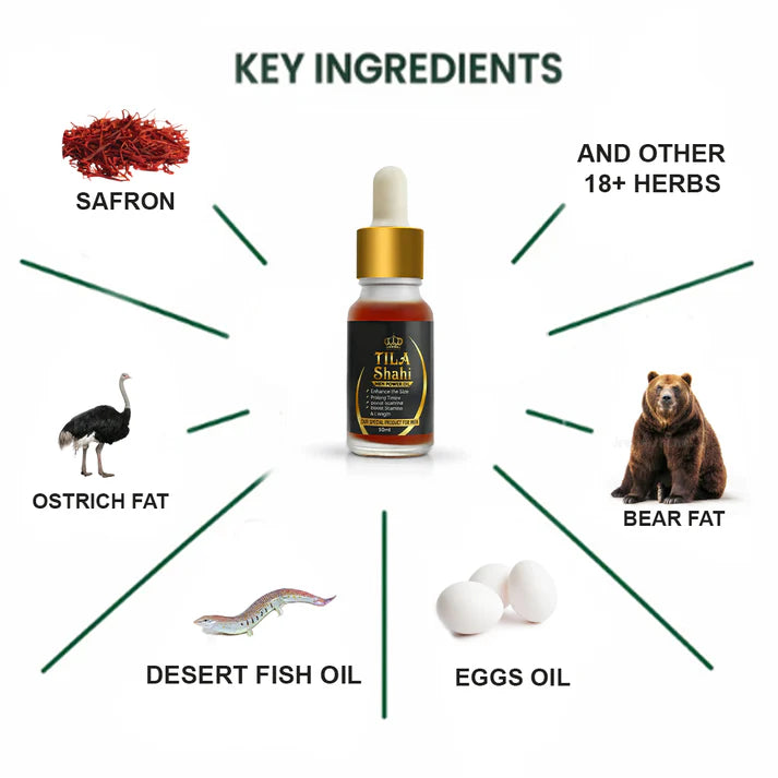 MANSAB BIOTICS Tila Shahi Oil + Nitrox Capsules Combo